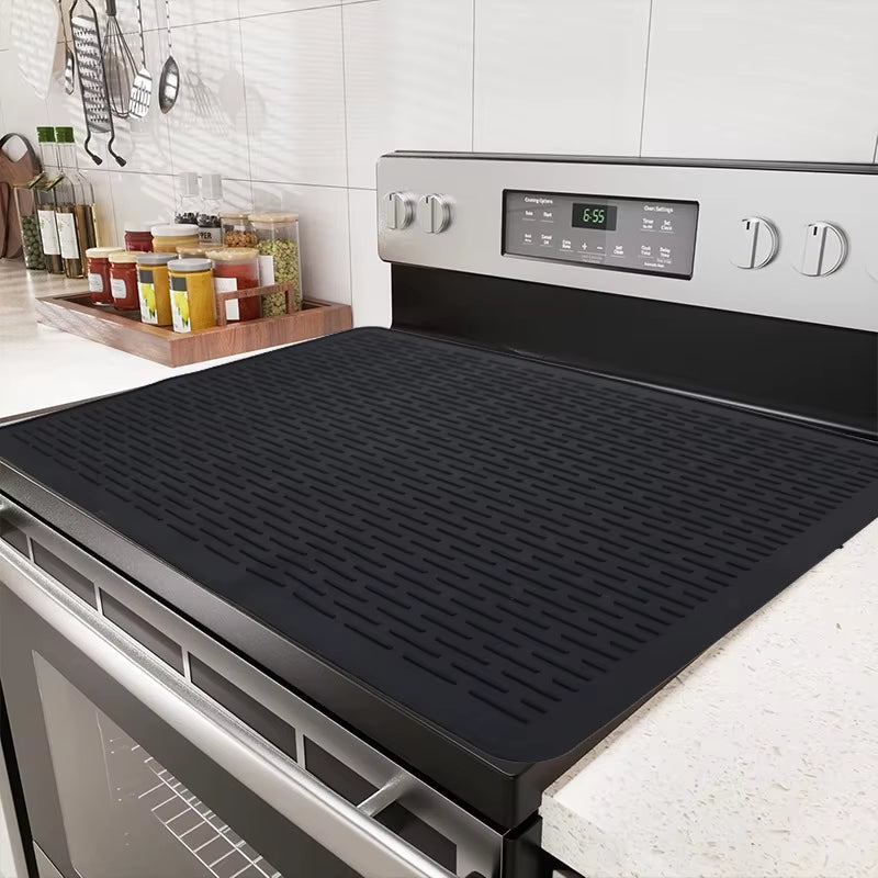Silicone Electric Stove Cover 71X50/76X53Cm Multifunction Home Induction Cooker Cover Mat Kitchen Glass Top Stove Protection Mat