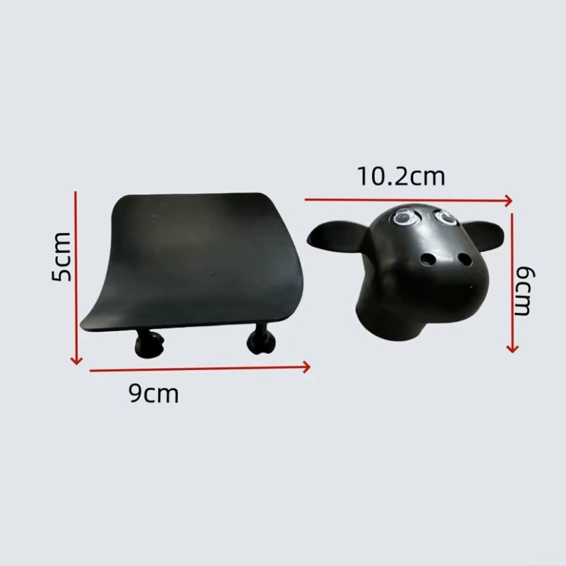 1/3PCS Upgraded Black Sheep Roll Paper Rack Cute Cartoon Animal Cat Cow Roll Paper Rack Bedroom Bathroom Storage Rack Ornaments