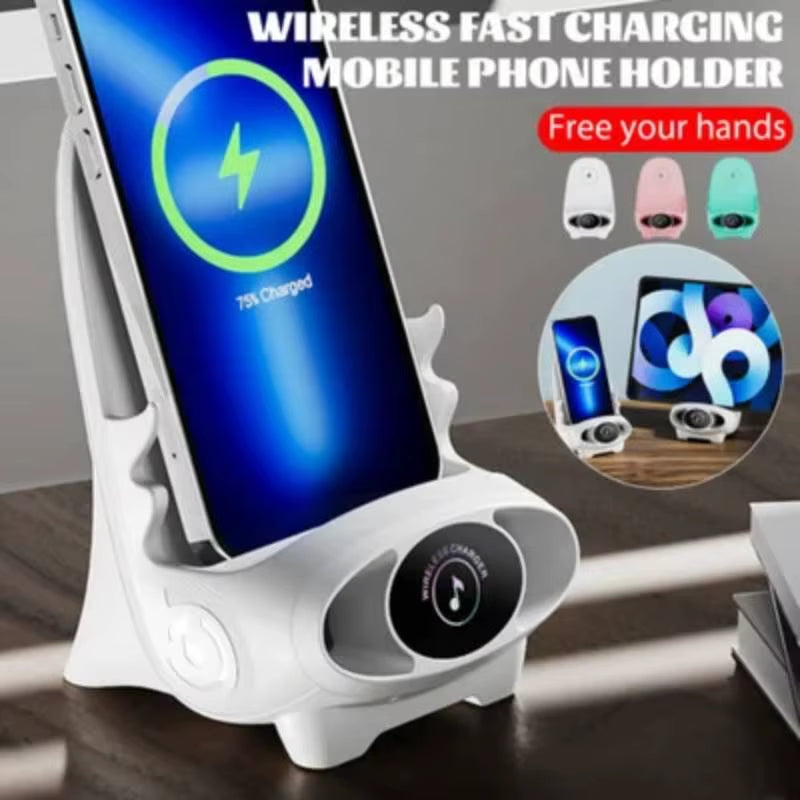 Chair Wireless Phone Holder Fast Charging Desktop Cellphone Bracket Multifunctional Mobile Phone Table Stand Mount for Iphone
