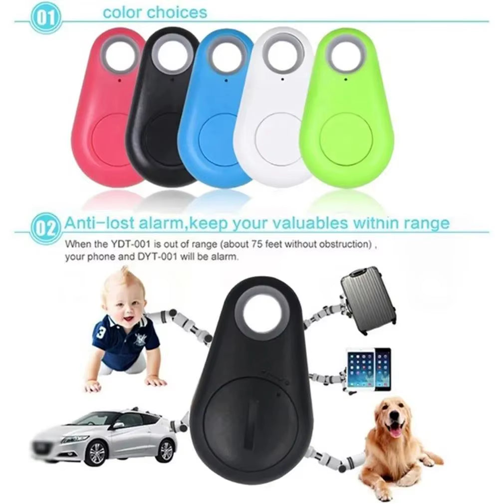 1-5Pcs Wireless Mini GPS Tracker anti Lost Alarm Key Finder with Bluetooth APP for Iphone/Android Smart Tag Locator for Key Pets