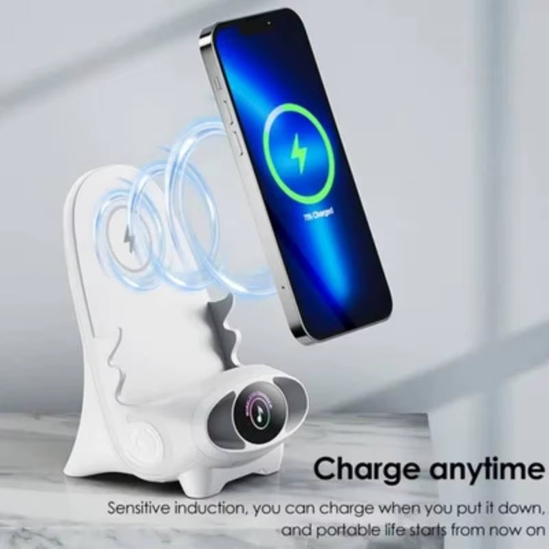 Chair Wireless Phone Holder Fast Charging Desktop Cellphone Bracket Multifunctional Mobile Phone Table Stand Mount for Iphone